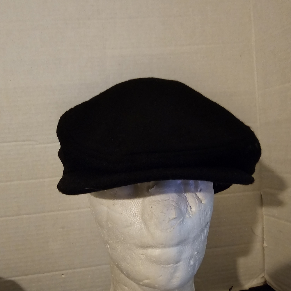 NFL New Era Black Wool Duck Bill Hat with NFL Shield Men's Adjustable L-XXL New